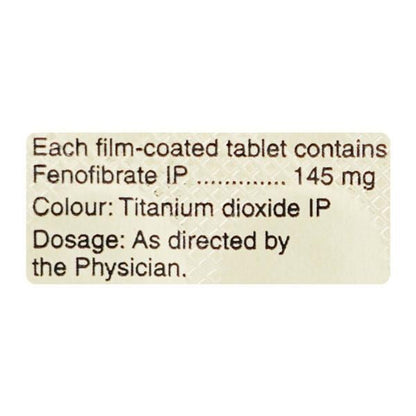 Fenolip 145mg Tablet 10'S - Global Surgicals