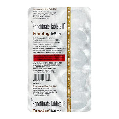 FENOTAG 160 MG Tablet 10's - Global Surgicals