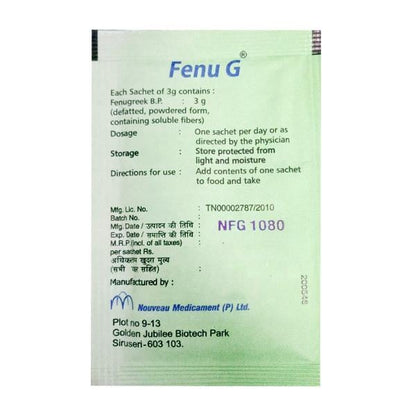 Fenu G Powder 3Gm - Global Surgicals