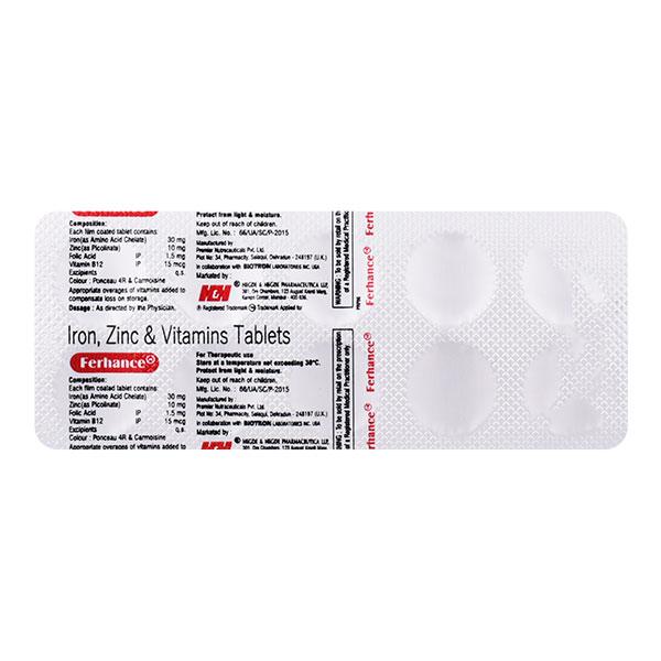FERHANCE Tablet 10's - Global Surgicals