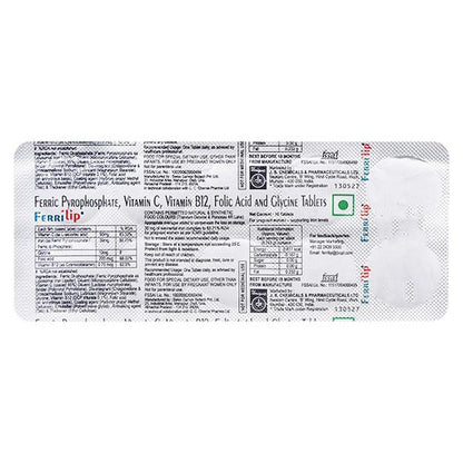 FERRILIP Tablet 10's - Global Surgicals