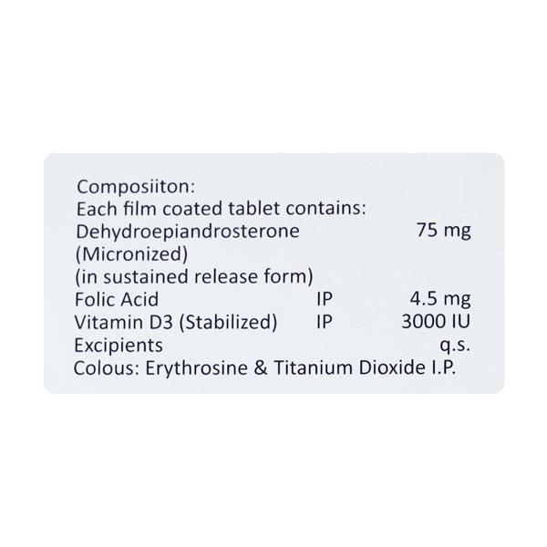 FERTINORM DHEA Tablet 10's - Global Surgicals
