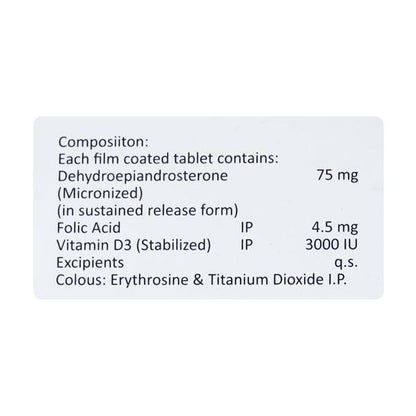 FERTINORM DHEA Tablet 10's - Global Surgicals