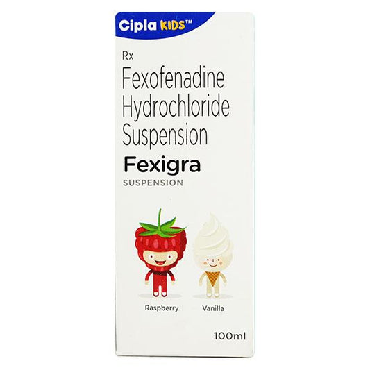 FEXIGRA Raspberry Vanilla Suspension 100ml - Global Surgicals