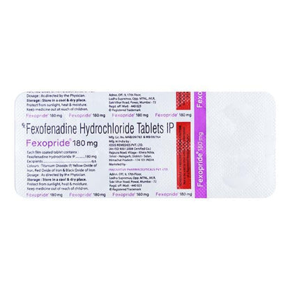 FEXOPRIDE 180 Tablet 10's - Global Surgicals