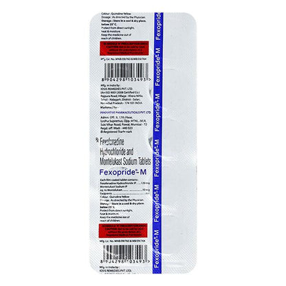 FEXOPRIDE M Tablet 10's - Global Surgicals