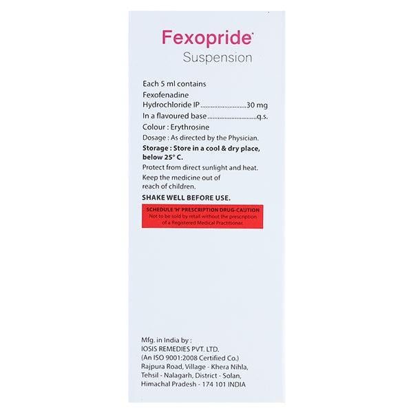 FEXOPRIDE Oral Suspension 60ml - Global Surgicals
