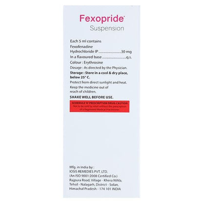 FEXOPRIDE Oral Suspension 60ml - Global Surgicals