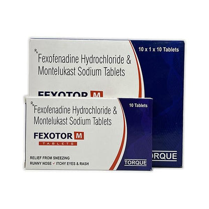 FEXOTOR M Tablet 10's - Global Surgicals