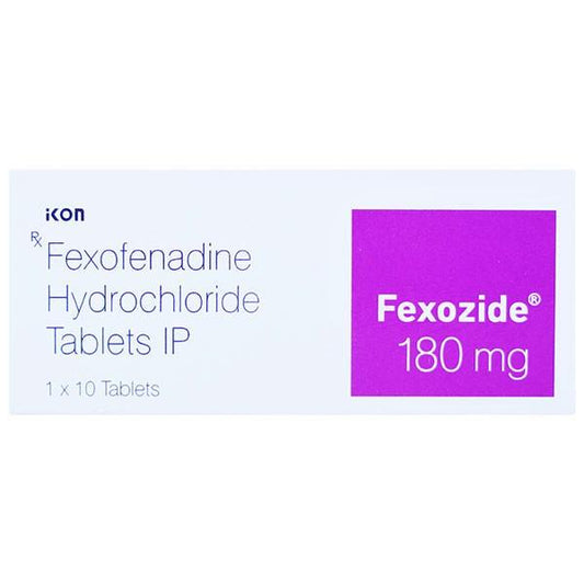 FEXOZIDE 180mg Tablet 10's - Global Surgicals
