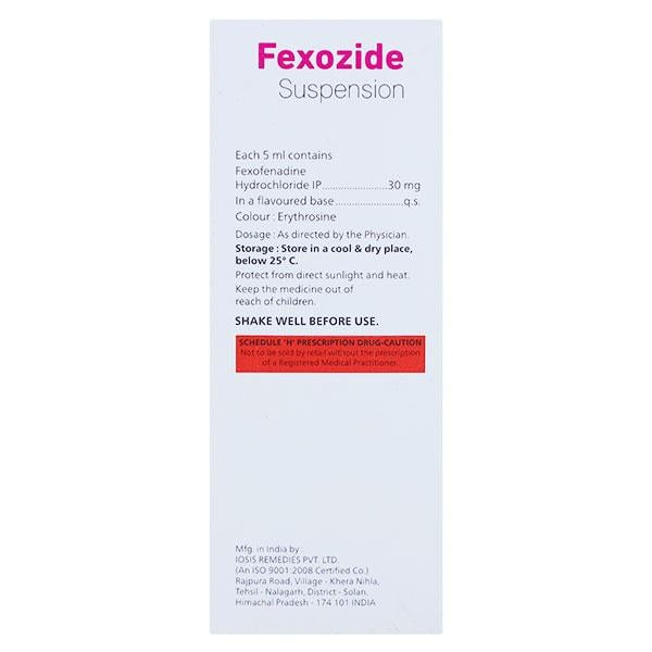 FEXOZIDE Suspension 60ml - Global Surgicals