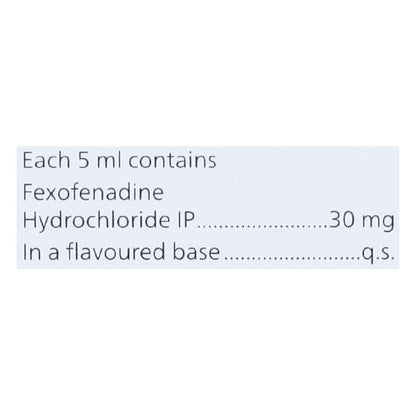 FEXOZIDE Suspension 60ml - Global Surgicals