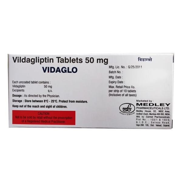 VIDAGLO 50mg Tablet 10's
