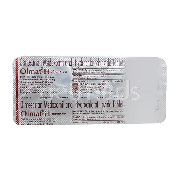 Olmat H 20mg Tablet 10'S
