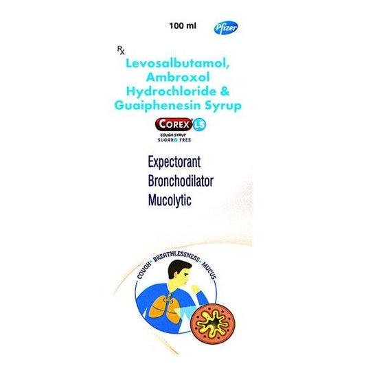 Corex LS Sugar Free Cough Syrup 100ml