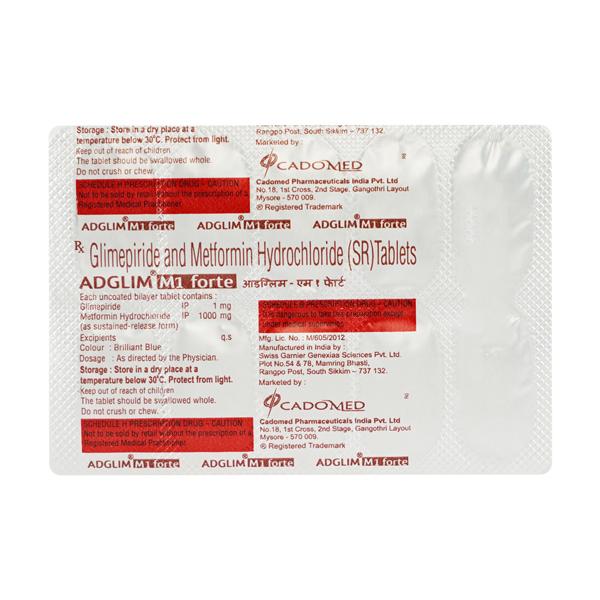 Adglim M1 Forte Tablet 10'S