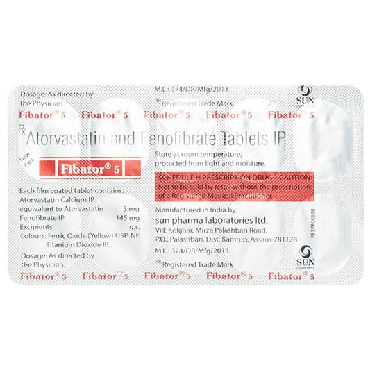Fibator 5 New Pack Tablet 10'S - Global Surgicals