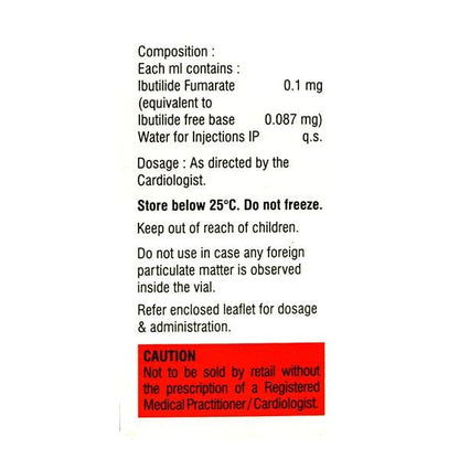 Fibricor 0.1mg Injection 10ml - Global Surgicals