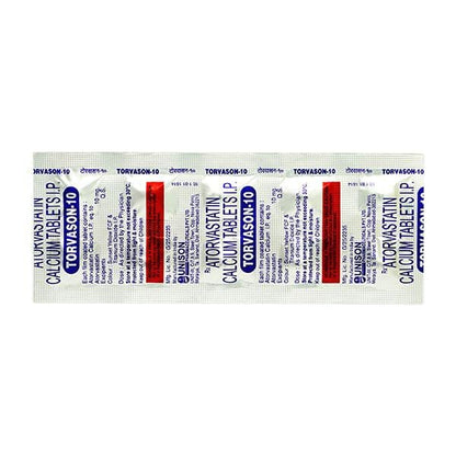 Torvason 10mg Tablet 10'S