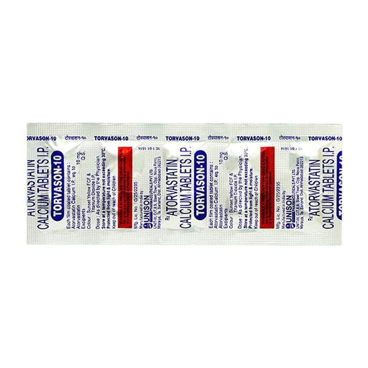 Torvason 10mg Tablet 10'S