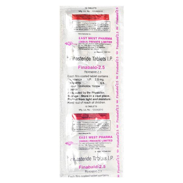 Finabald 2.5mg Tablet 10'S - Global Surgicals