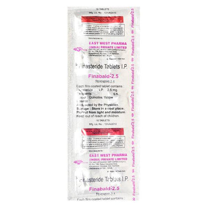 Finabald 2.5mg Tablet 10'S - Global Surgicals