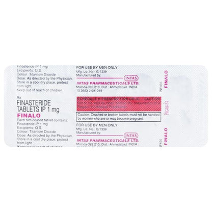 Finalo 1mg Tablet 10'S - Global Surgicals