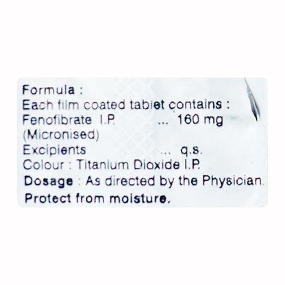 Finate 160mg Tablet 10'S - Global Surgicals