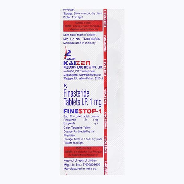 FINESTOP 1mg Tablet 10's - Global Surgicals