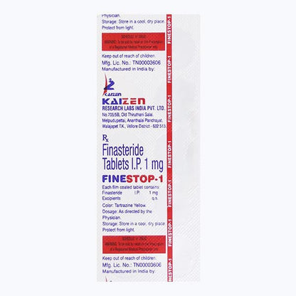 FINESTOP 1mg Tablet 10's - Global Surgicals