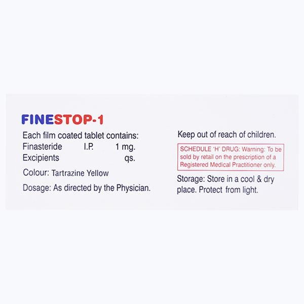 FINESTOP 1mg Tablet 10's - Global Surgicals