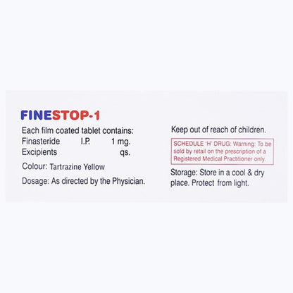 FINESTOP 1mg Tablet 10's - Global Surgicals