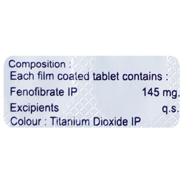 FINOBRATE 145 Tablet 10's - Global Surgicals