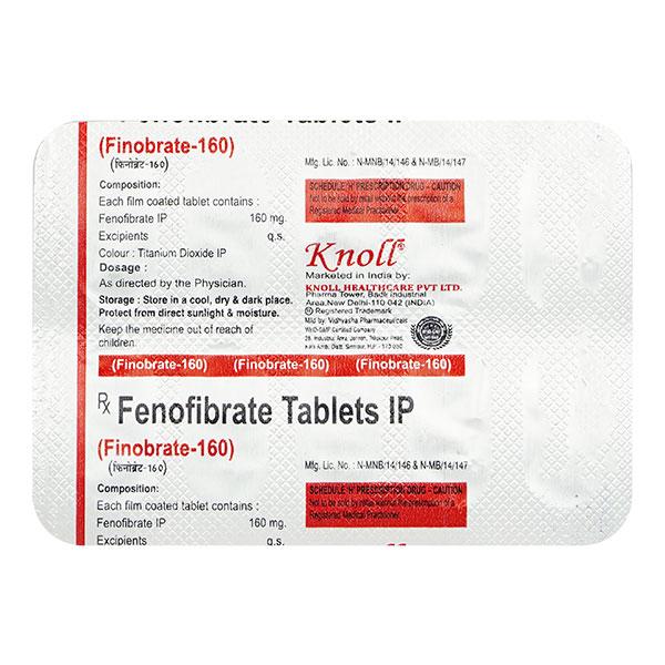 FINOBRATE 160 Tablet 10's - Global Surgicals