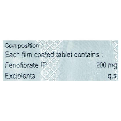 FINOBRATE 200 Tablet 10's - Global Surgicals