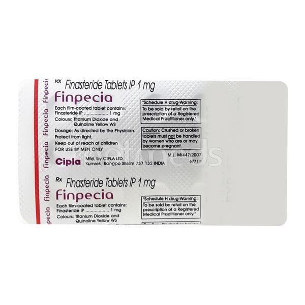 Finpecia 1mg Tablet 15'S - Global Surgicals