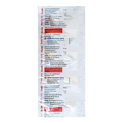 Fixar 10/120mg Tablet 10'S - Global Surgicals