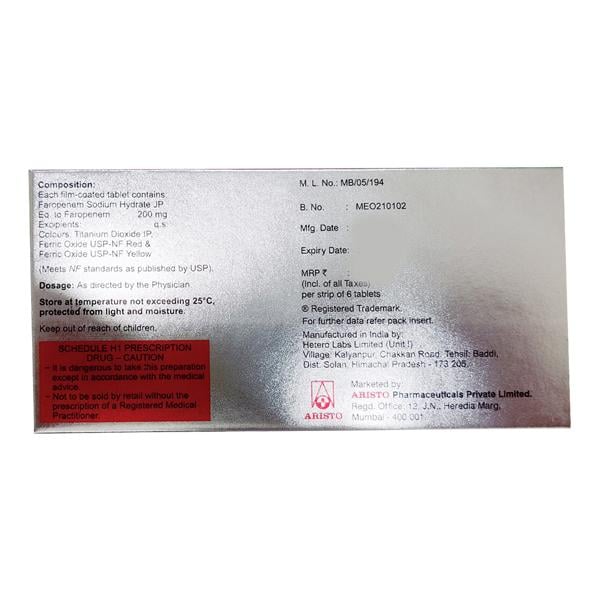 MERO O 200 Tablet 6's