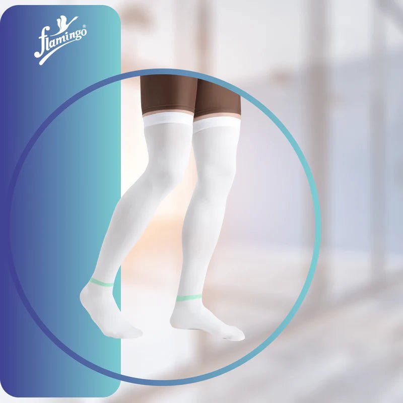 Flamingo Anti - Embolism Stocking Above Knee - Global Surgicals