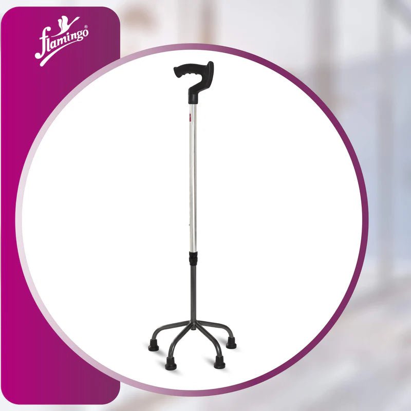 Flamingo Classic Quadripod Low Base - Global Surgicals