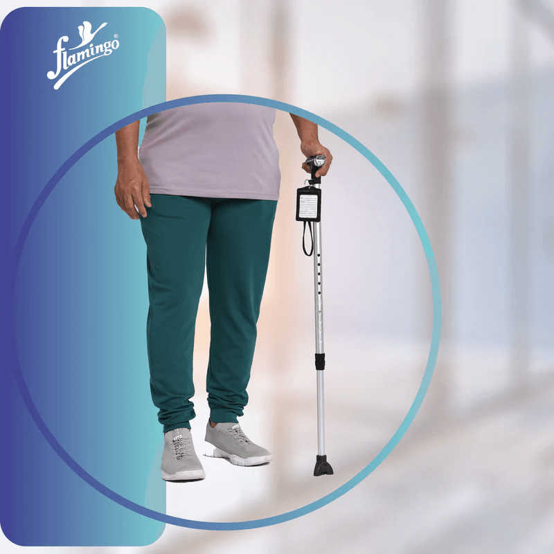 Flamingo Classic Walking Stick with Torch - Global Surgicals