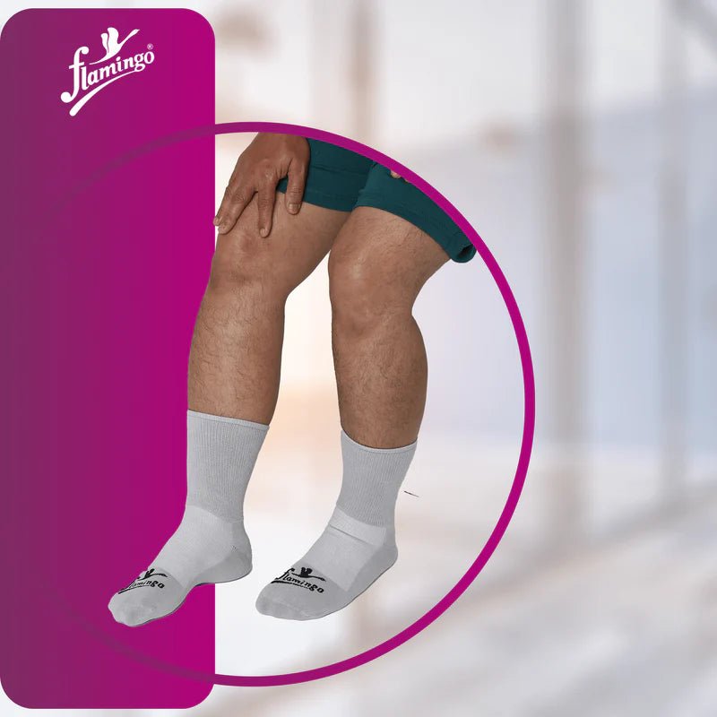 Flamingo Diabetic Socks Pair - Global Surgicals