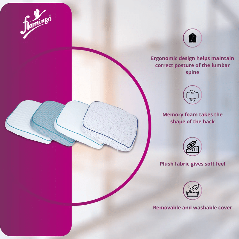 Flamingo Memory Foam Back Rest without Stand - Global Surgicals