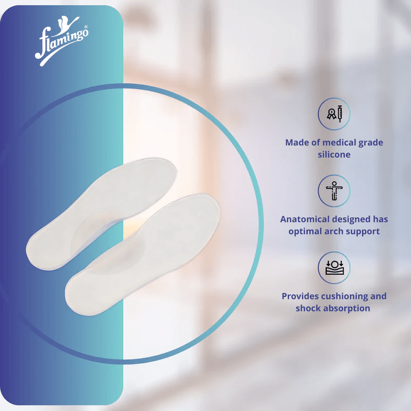 Flamingo Premium Silicone Medial Arch Insole - Global Surgicals