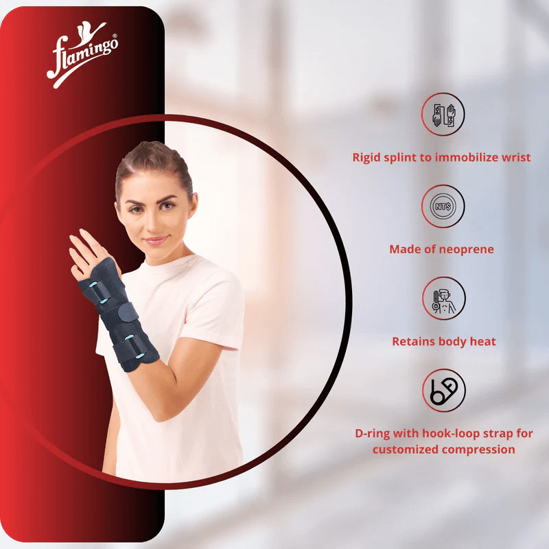Flamingo Wrist Splint Neoprene - Global Surgicals