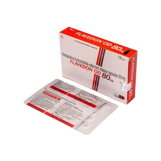 FLAVEDON OD 80mg Capsule 10's - Global Surgicals