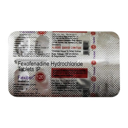 FLEXIBERT 120 Tablet 10's - Global Surgicals