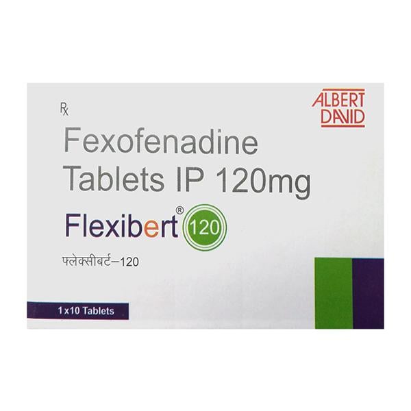 FLEXIBERT 120 Tablet 10's - Global Surgicals