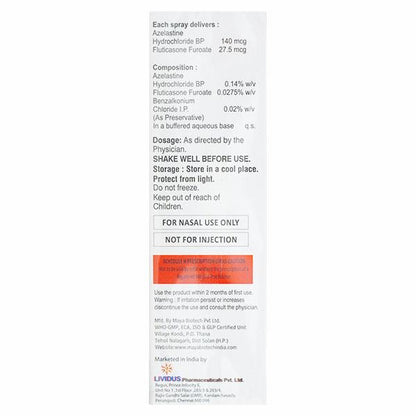 FLOCARE AZ 70md Nasal Spray 7ml - Global Surgicals
