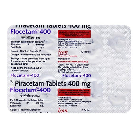 Flocetam 400mg Tablet 10'S - Global Surgicals
